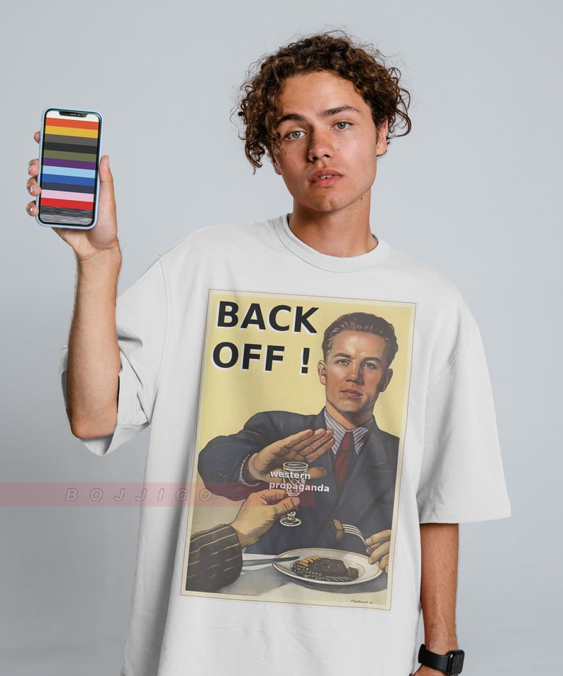 Say No to Western Propaganda Unisex Tee - Anti Propaganda Shirt - Image 3