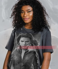 Scarlett Vintage Shirt - Retro Style Natasha Romanoff Tee