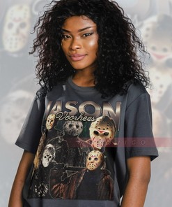 Scary Jason Voorhees Friday the 13th Horror Movie Homage Tee