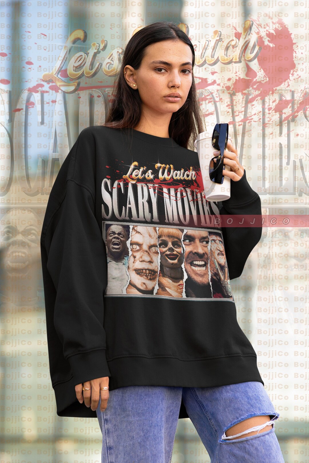 Scary Movie Retro Shirt - Horror Homage Sweatshirt for Fans