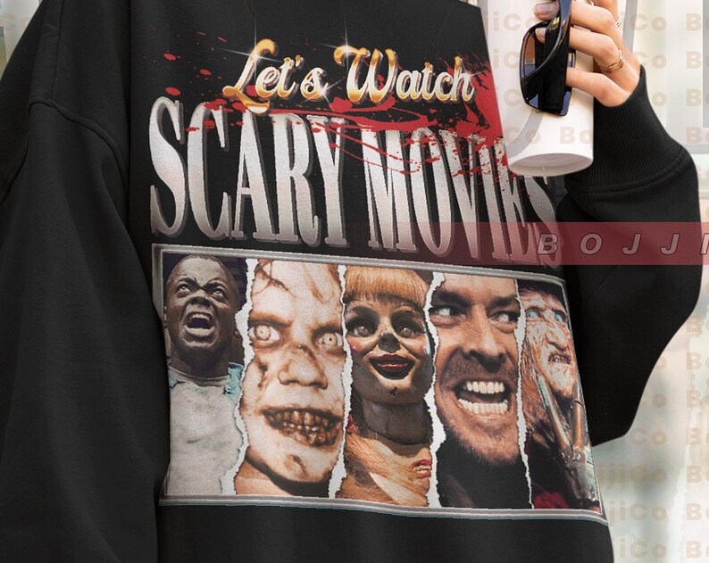 Scary Movie Retro Shirt - Horror Homage Sweatshirt for Fans - Image 2