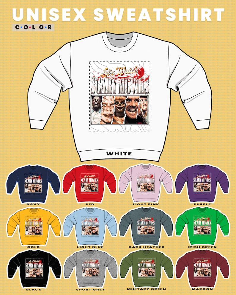 Scary Movie Retro Shirt - Horror Homage Sweatshirt for Fans - Image 3
