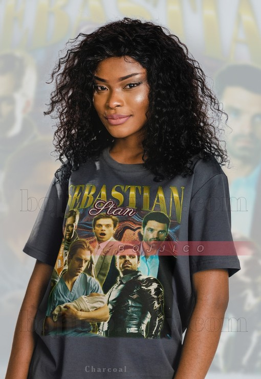 Sebastian Stan Funny Shirt, Sebastian Stan Tribute Shirt for Fans, RETRO Sebastian Stan Homage Tee