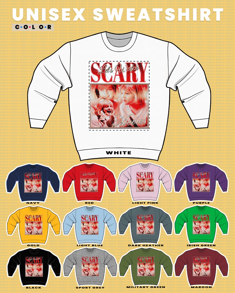 Sidney Actress Stu Matcherr Scream Sweatshirt, Horror Film Fan Gift - Image 3