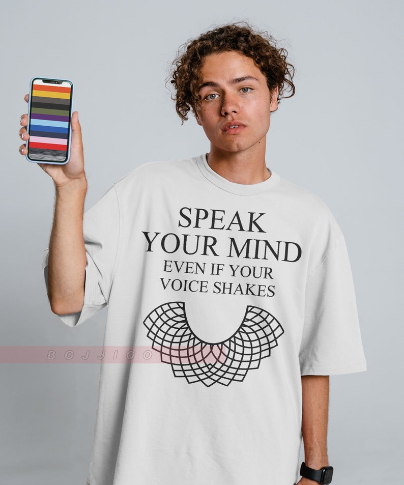 Speak Your Mind Quote Unisex Hoodie, Inspirational Tee, Woman's Gift - Image 3