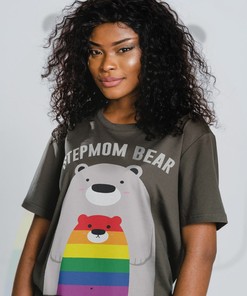 StepMom Unisex Hoodie, PRIDE Month T-Shirt, Rainbow Love Symbol Gift