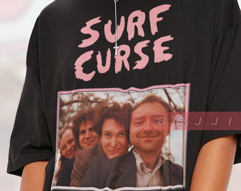 Surf Curse Retro 90s Sweater, RETRO Surf Curse Vintage Shirt, Surf Curse Homage Tee - Image 2