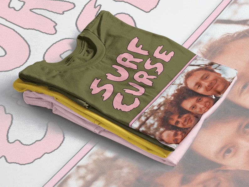 Surf Curse Retro 90s Sweater, RETRO Surf Curse Vintage Shirt, Surf Curse Homage Tee - Image 4