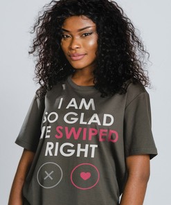 Swipe Right Valentine's Day Love Shirt, Couple Tees for Fans