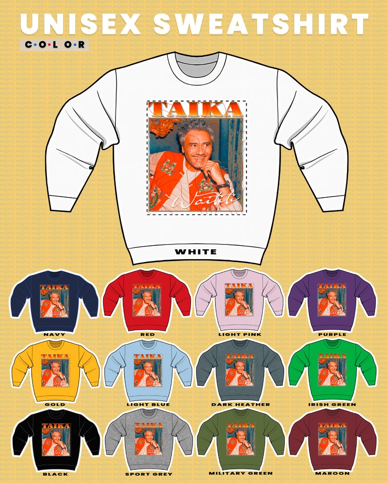 Taika Waititi Hoodie - Retro Fan Sweatshirt with Stand-Up Comedian Tees - Image 3