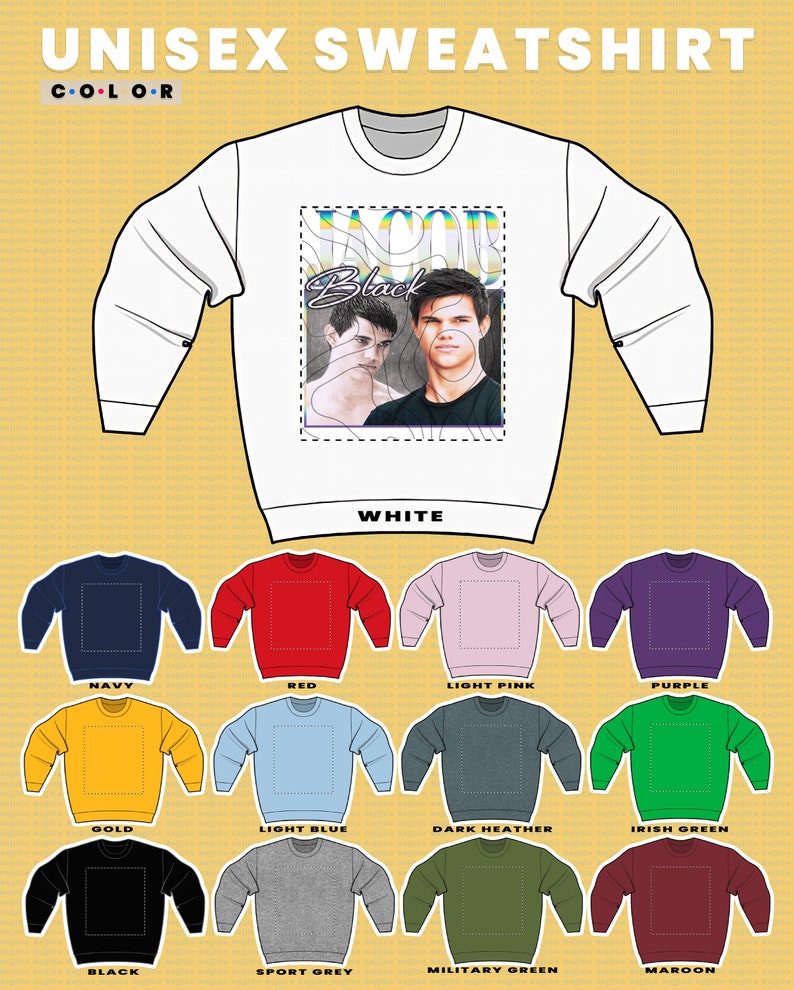 Team Jacob & Edward Cullen Sweatshirt - Twilight Saga Fan Gift, Robert Pattinson & Kristen Stewart Shirt - Image 3