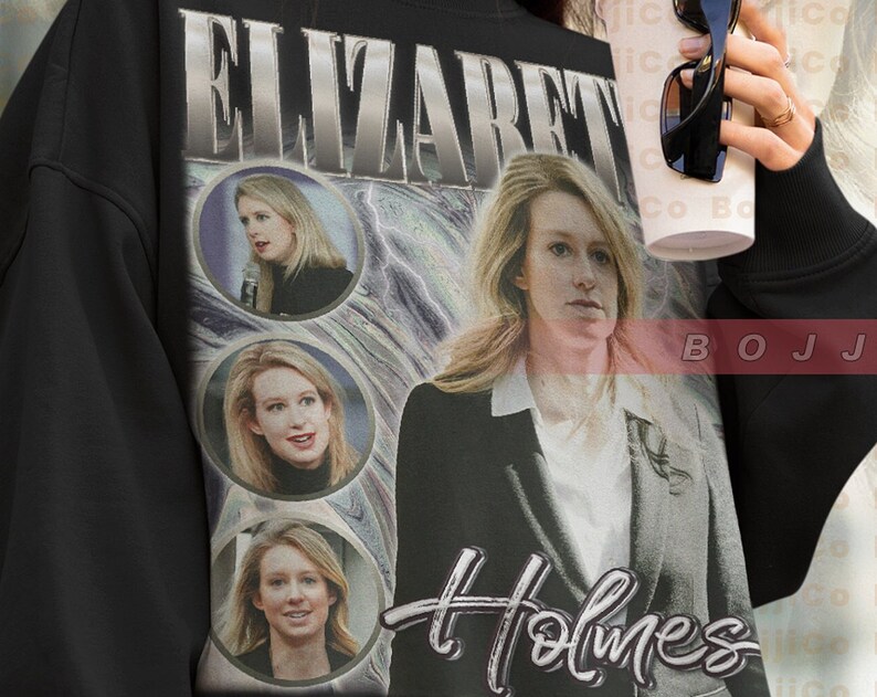 The Inventor Elizabeth Holmes Sweatshirt, Retro 90s Tee Shirt Gift - Image 2