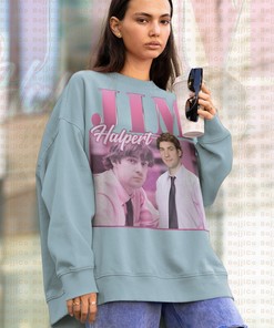 The Office Funny Sweatshirt - Jim Halpert and Pam Beesly Homage Sweater for Fans