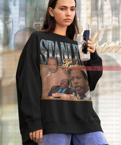 The Office Pretzel Day Sweater - STANLEY HUDSON Actor Leslie David Tshirt