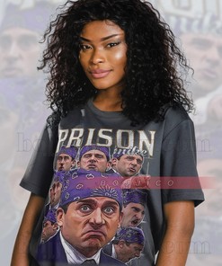The Office Retro Vintage Tee, Michael Scott Biatch, Vintage Prison Mike Shir