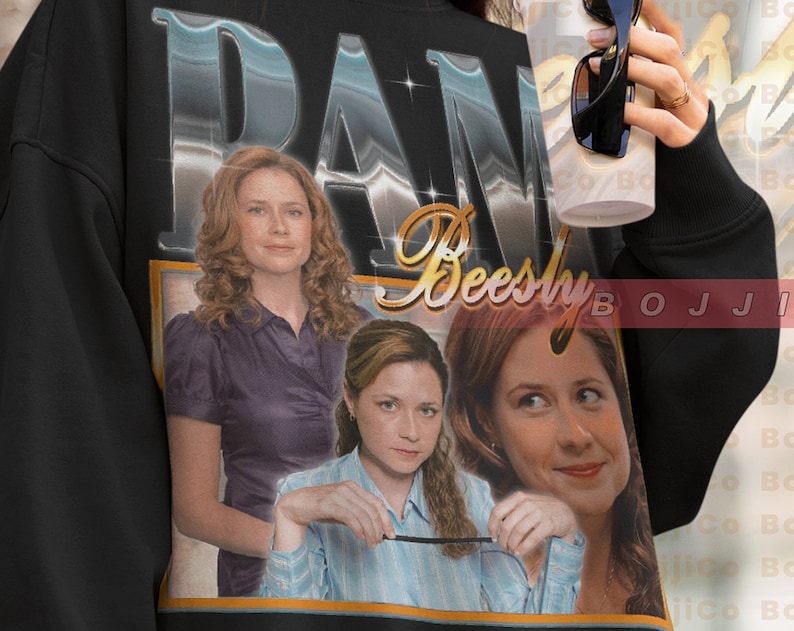 The Office's Pam Beesly Tee, Jenna Fischer Fan Sweatshirt, Jim and Dwight Hoodie, Scranton Quote Shirt - Image 2