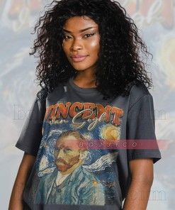 The Starry Night Vincent Van Gogh Shirt - Impressionist Artist Shirt Featuring Vincent Willem van Gogh Irises Art