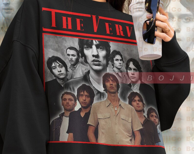 The Verve Vintage Sweatshirt - Homage Sweater with UK Singer Style - Image 2