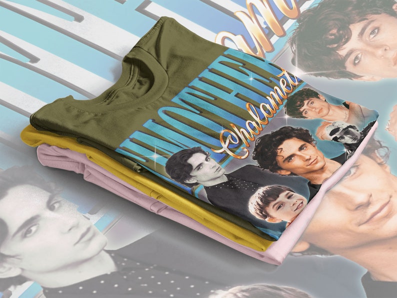 Timothee Chalamet Kingg Homage Tee - Dune Fan Shirt - 90s Sweater for Fans