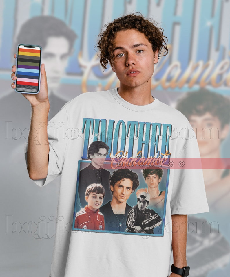 Timothee Chalamet Kingg Homage Tee - Dune Fan Shirt - 90s Sweater for Fans - Image 3