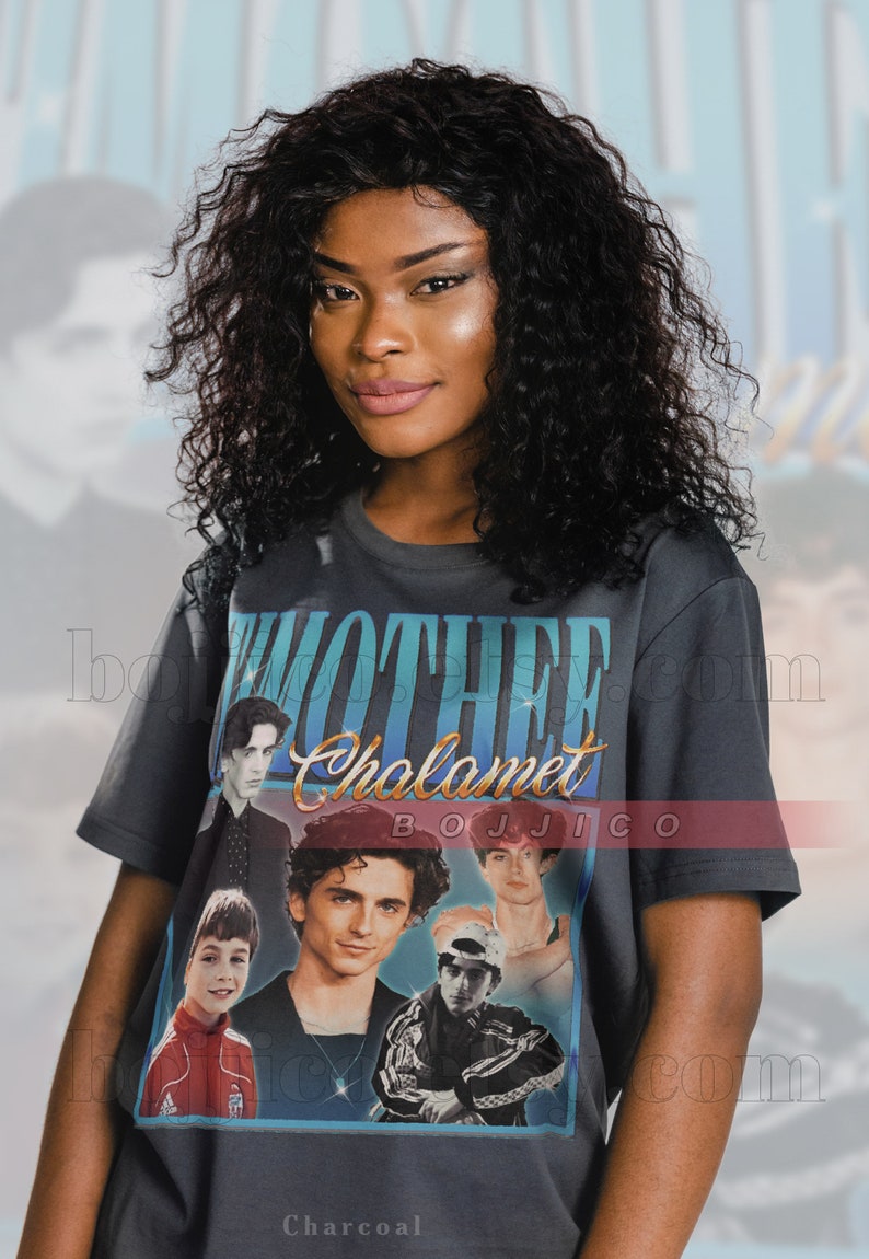 Timothee Chalamet Kingg Homage Tee - Dune Fan Shirt - 90s Sweater for Fans - Image 4