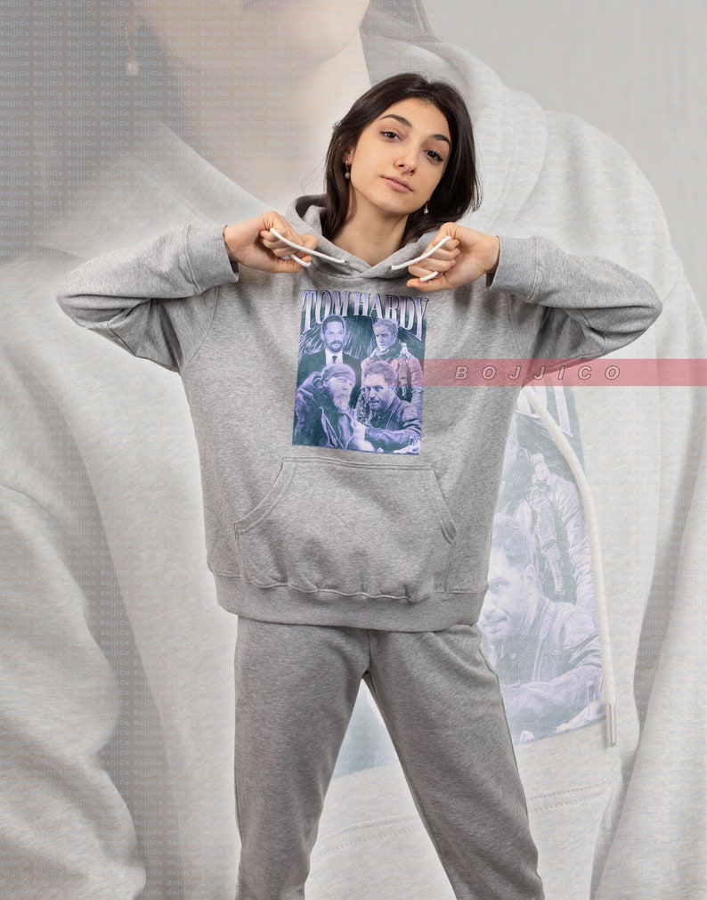 Tom Hardy Vintage Sweatshirt, Actor Homage Sweater, Fan Tee, Retro 90s Gift - Image 4