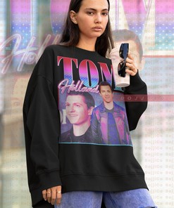 Tom Holland Fan Hoodie - Vintage Sweatshirt with Homage to Spiderman
