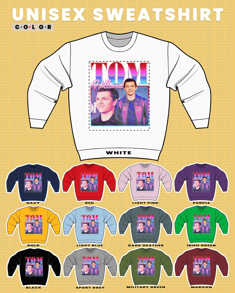 Tom Holland Fan Hoodie - Vintage Sweatshirt with Homage to Spiderman - Image 3