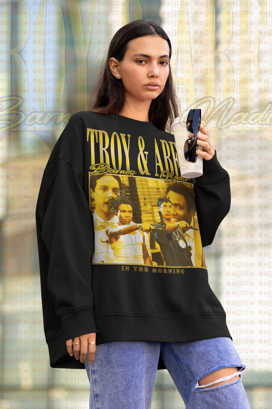 Troy and Abed Morning Sweatshirt, Community TV Sitcom Fan Tee, Senor Ben Shirt
