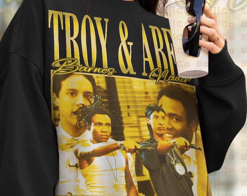 Troy and Abed Morning Sweatshirt, Community TV Sitcom Fan Tee, Senor Ben Shirt - Image 2