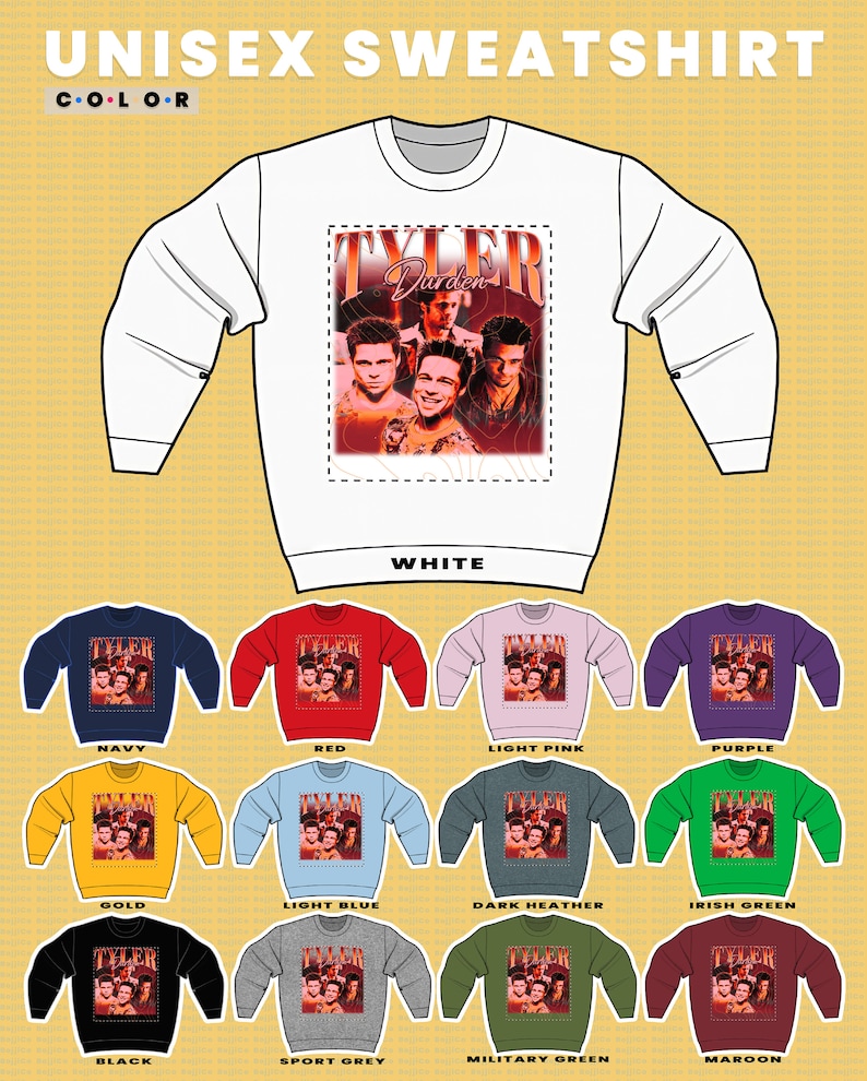 Tyler Durden Project Mayhem Sweatshirt, Fight Club Homage Sweater, Fan Gift - Image 3