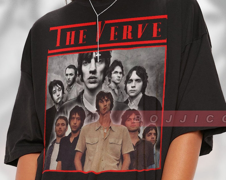 UK Singer The Verve Vintage Shirt, The Verve Homage Tee, The Verve Fan Tees Hoodie - Image 2