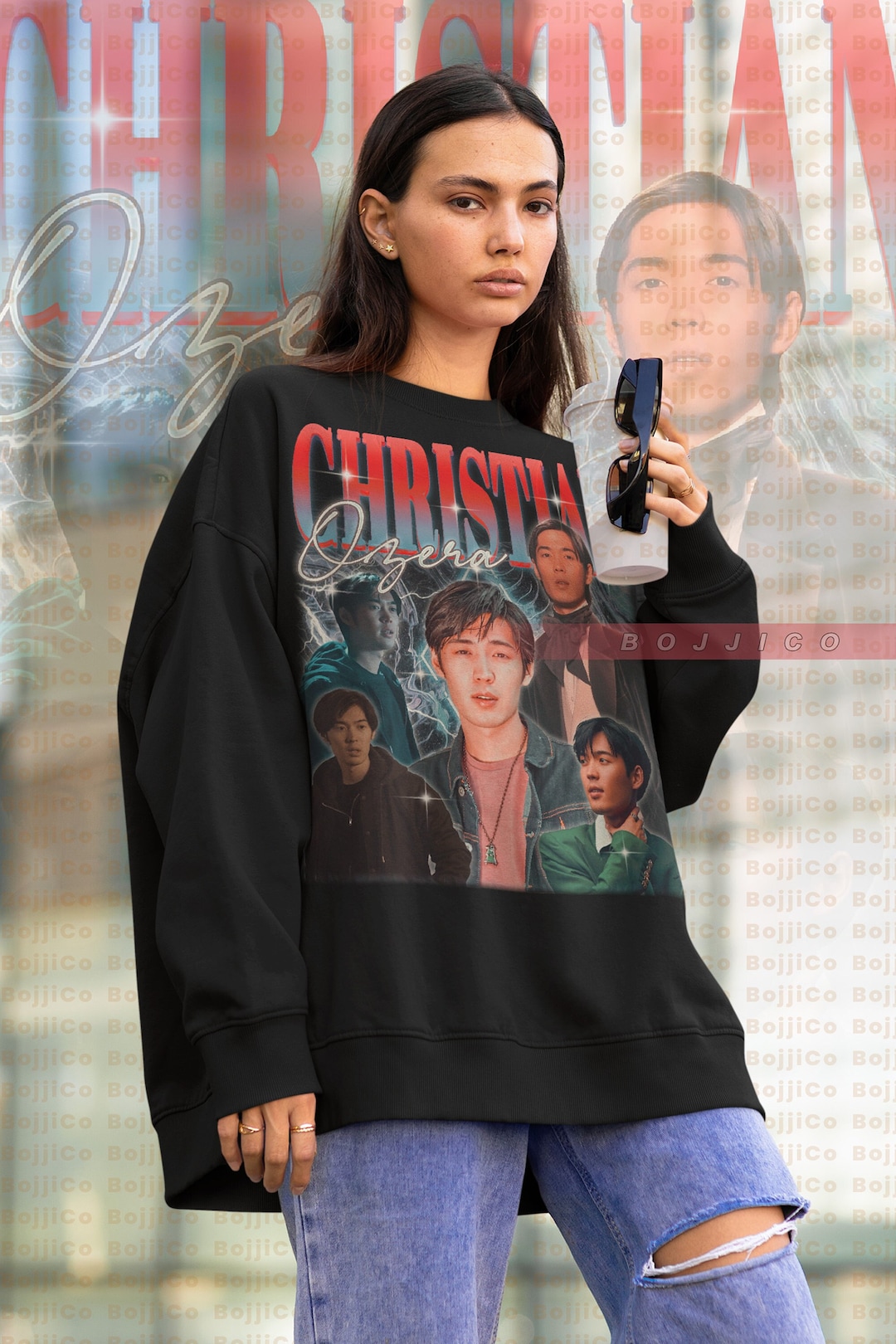 Unique Christian Ozera Andre Dae Kim Sweatshirt - Homage Fan Tees for Retro Lovers