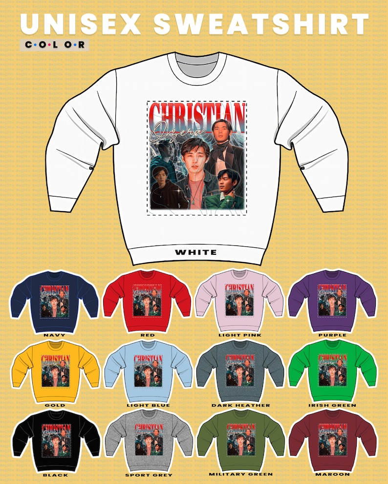 Unique Christian Ozera Andre Dae Kim Sweatshirt - Homage Fan Tees for Retro Lovers - Image 3