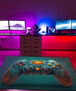 Unique Game Controller Bedroom Rug for Young Gamers