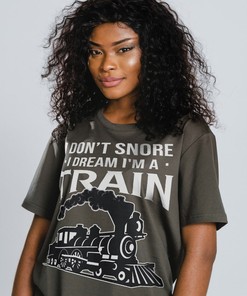 Unisex Train Shirt with Quotes, Loveable Dreamy Tee, Cool Shirt for Friends