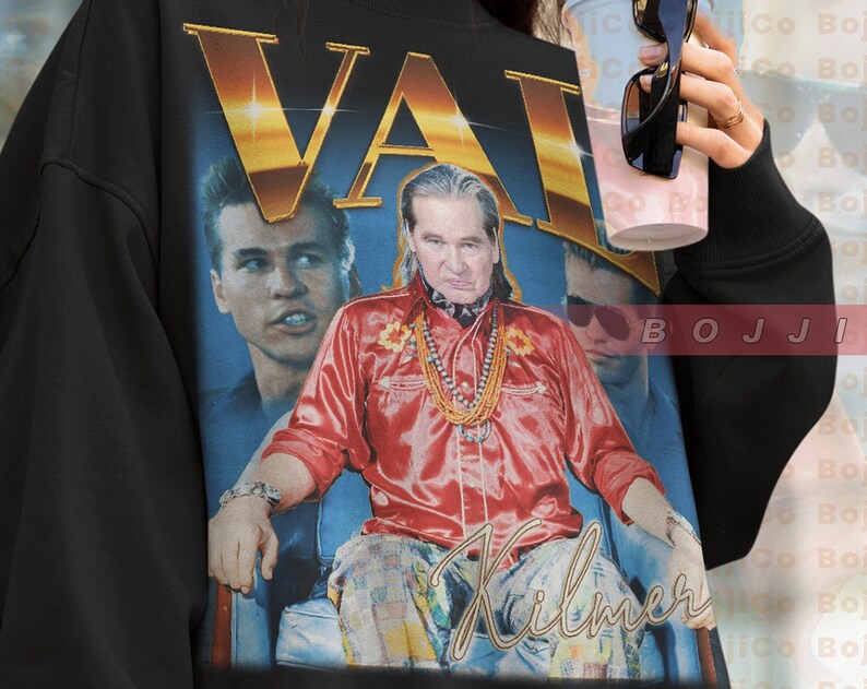 Val Kilmer Retro Sweater - Vintage Homage Sweatshirt with Tombstone Fan Art T-Shirt - Image 2