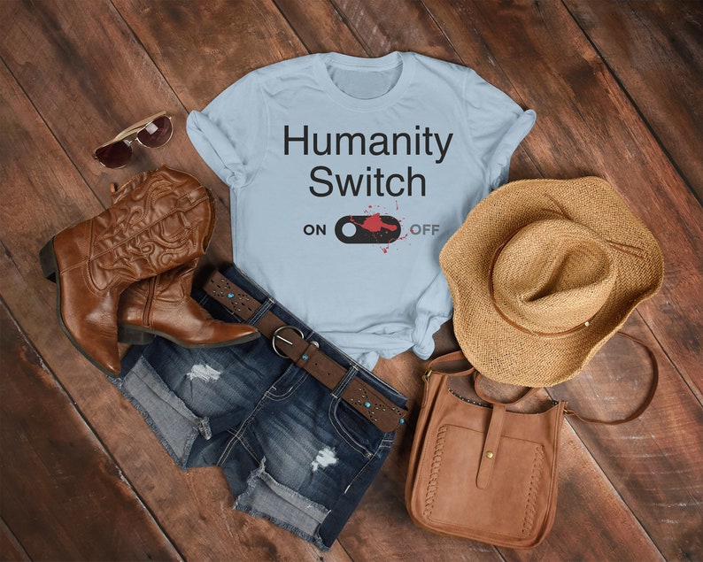 Vampire Diaries Distressed Bleached Shirt for Summer, Unisex Tee Gift for Fans - Image 4