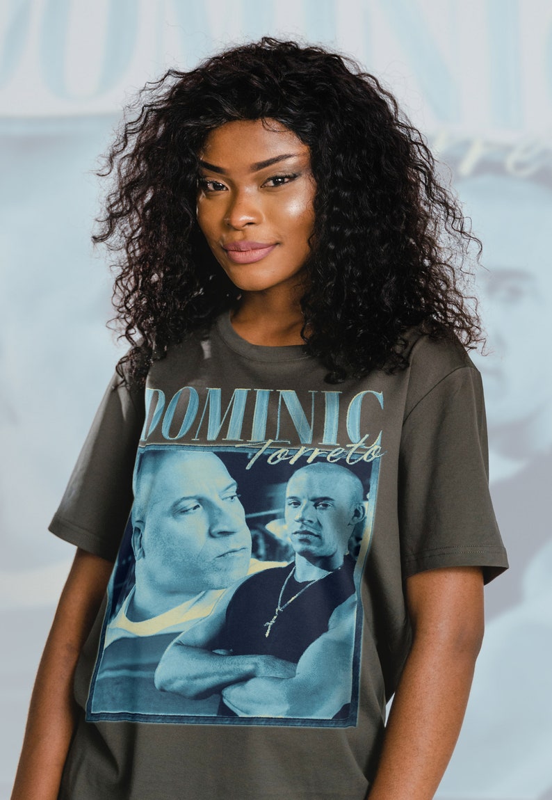 Vin Diesel Furious Fan Gift Tee - Retro Dominic Toretto Shirt for 90's Fans