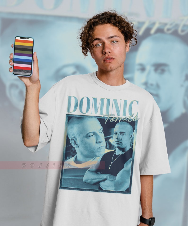Vin Diesel Furious Fan Gift Tee - Retro Dominic Toretto Shirt for 90's Fans - Image 3