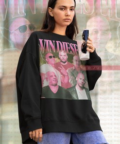 Vin Diesel Vintage Sweatshirt, Dom Toretto Furious Fan Sweater, Retro 90s Tee, Riddick Gift