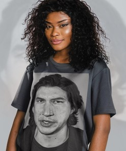 Vintage Art Tee with ADAM DRIVER - Retro Ben Solo Shirt for Fans