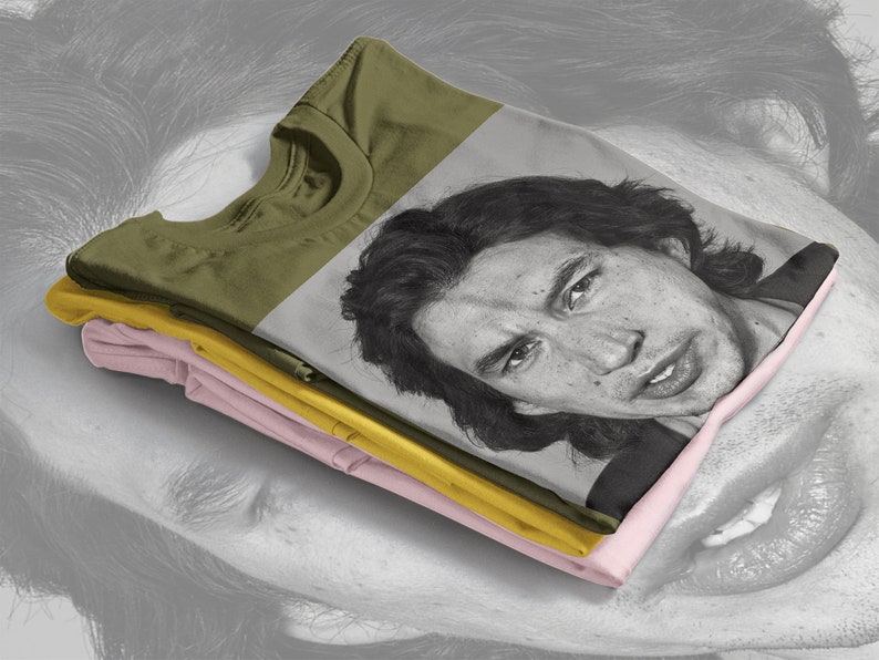 Vintage Art Tee with ADAM DRIVER - Retro Ben Solo Shirt for Fans - Image 4