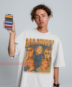 Vintage BAD BUNNY Tribute Rap Shirt for Hip-hop Lovers