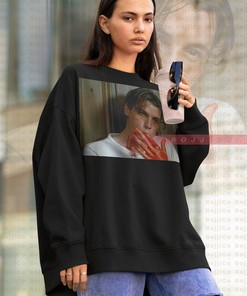 Vintage Billy Loomis Scream Horror Sweatshirt - Scary Movie Homage Fan Sweater for Sidney & Stu Matcher Fans