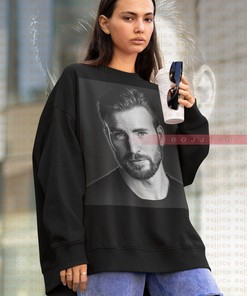 Vintage Chris Evans Tribute Sweatshirt - Roger Stev3 Retro 90s Sweater for 4vengers Fans