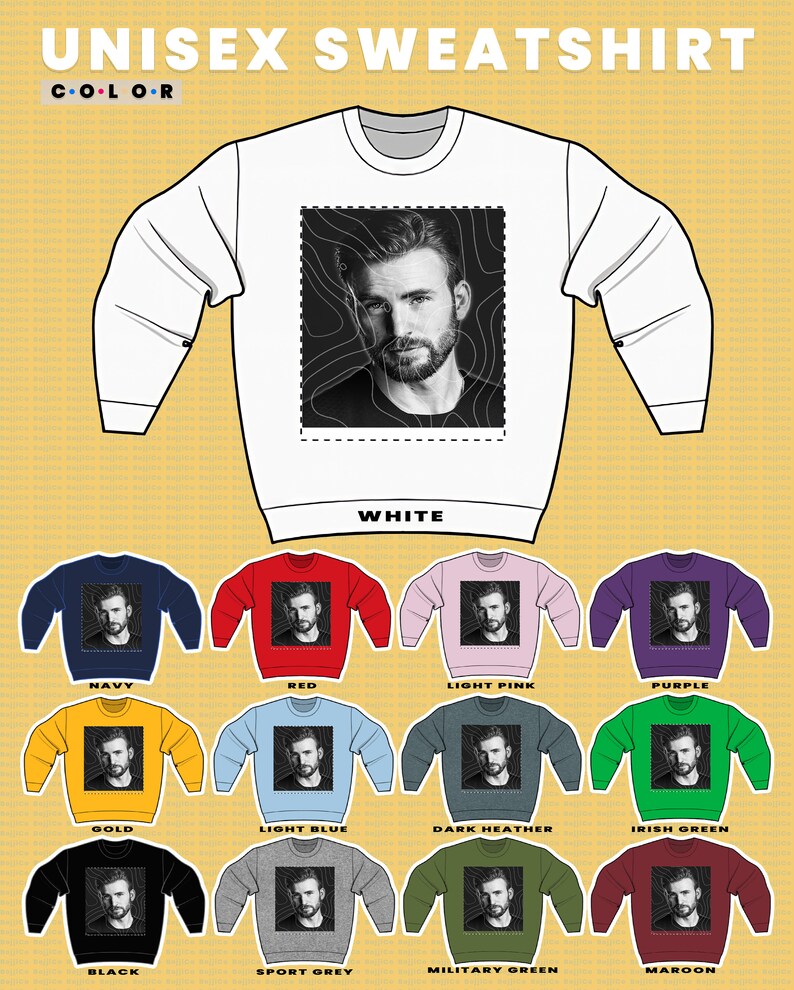 Vintage Chris Evans Tribute Sweatshirt - Roger Stev3 Retro 90s Sweater for 4vengers Fans - Image 3