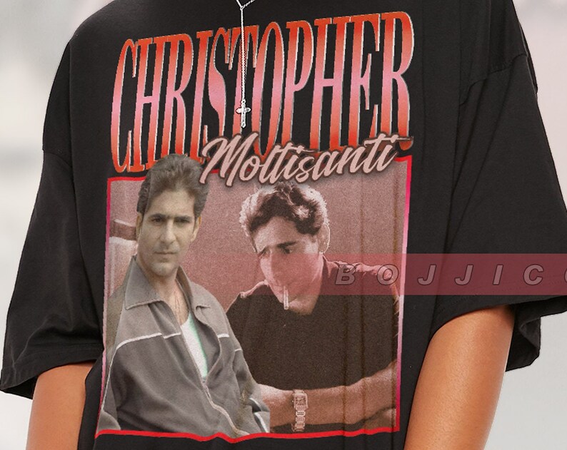 Vintage Chris Moltisanti Shirt - La Cosa Nostra - Homage Retro 90s Tee - Image 2