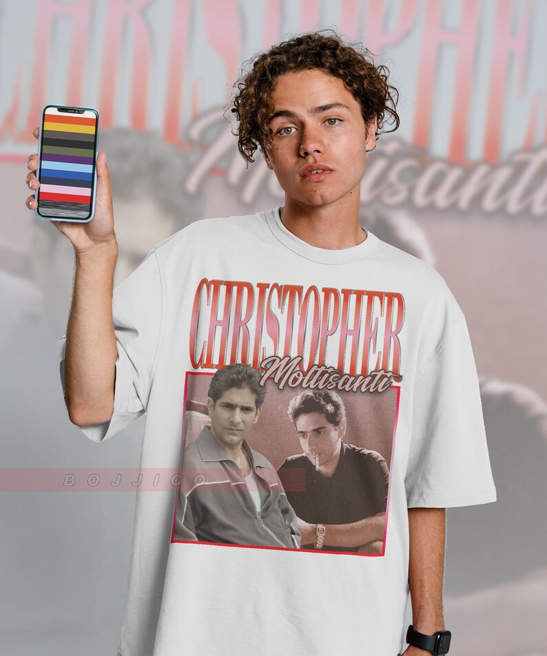 Vintage Chris Moltisanti Shirt - La Cosa Nostra - Homage Retro 90s Tee - Image 3
