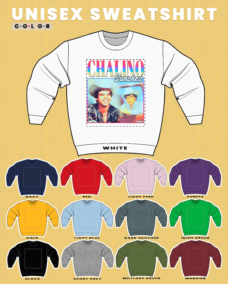 Vintage Corridos Mexican Sweatshirt - Homage Fan Tees for Fans of Chalino Sanchez and Ariel Camacho - Image 3
